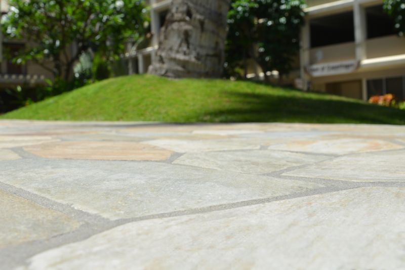 Flagstone Patio Installation detail